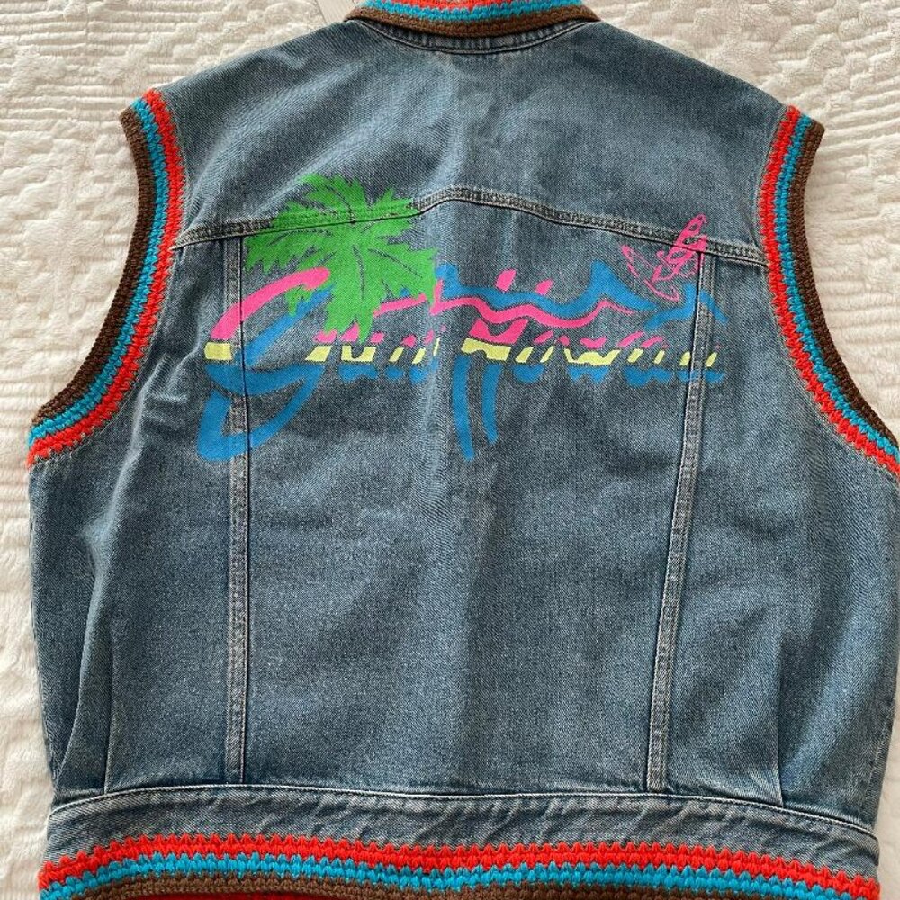 Brand New Gucci x Dover Street Market Exclusive Capsule Collection Denim Vest